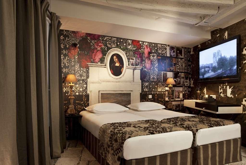 Hotel Le Notre Dame Saint Michel Paris Rum bild